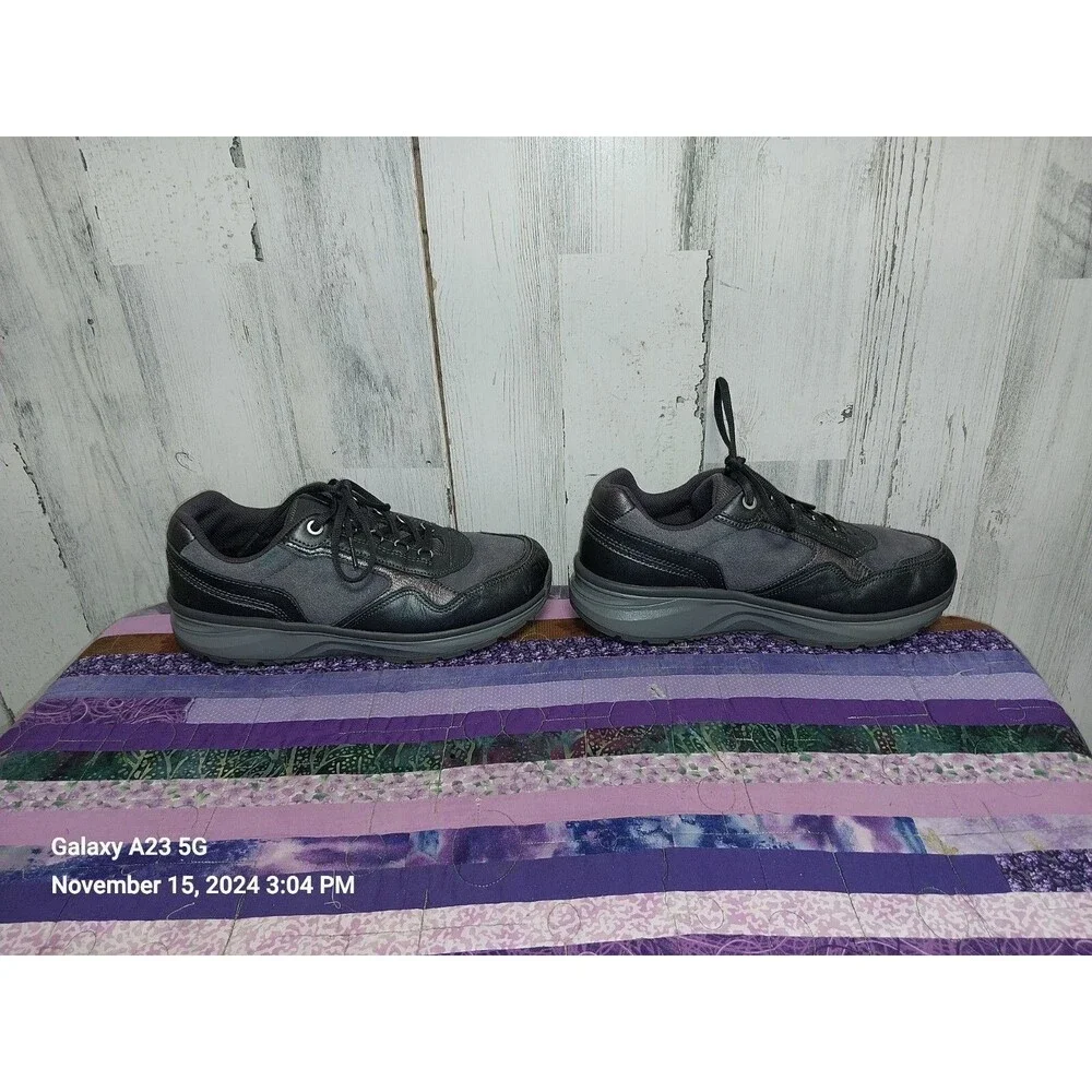 Joya Tina II Dark Grey Leather Comfort Shoes Womens sz EUR 39 / US 8 / UK 5.5